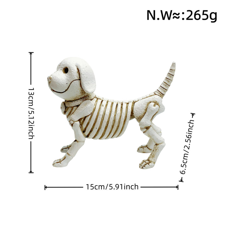 Decorative Dog Skeleton Figurine Stornfield