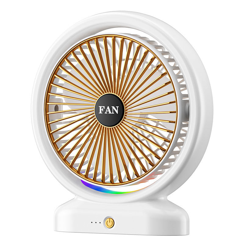 Unisex Portable Air Circulation Fan with LED Ambient Lighting Stornfield