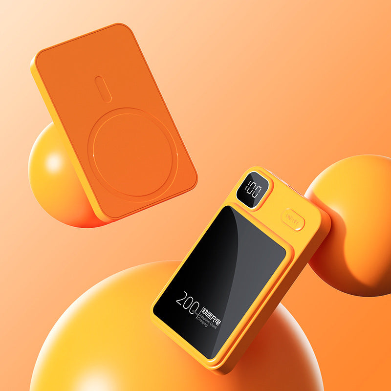 Portable power bank with inductive charging technology and digital display Stornfield