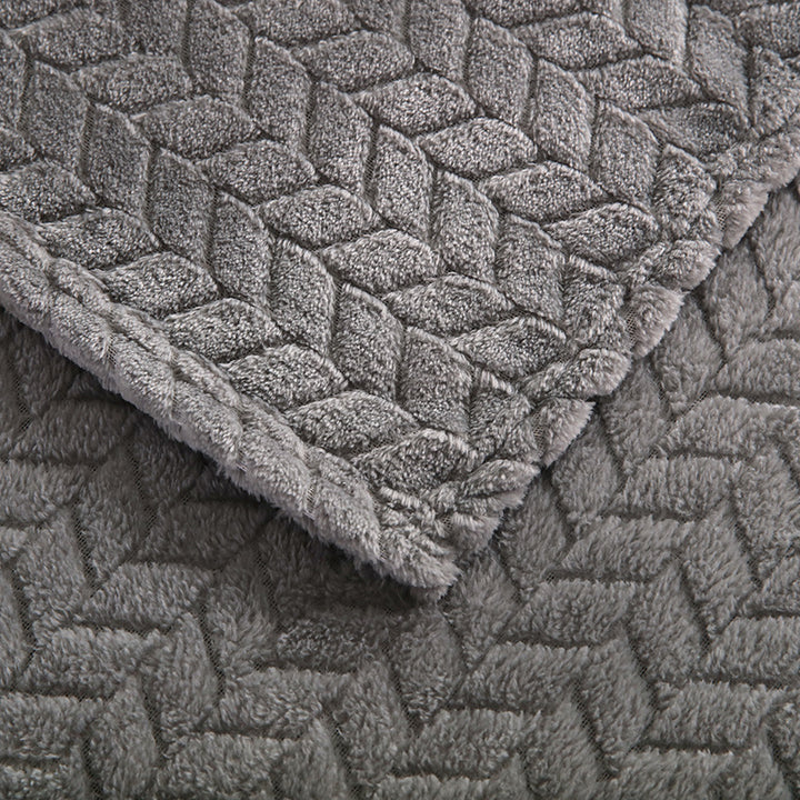 Luxury Textured Throw Blanket