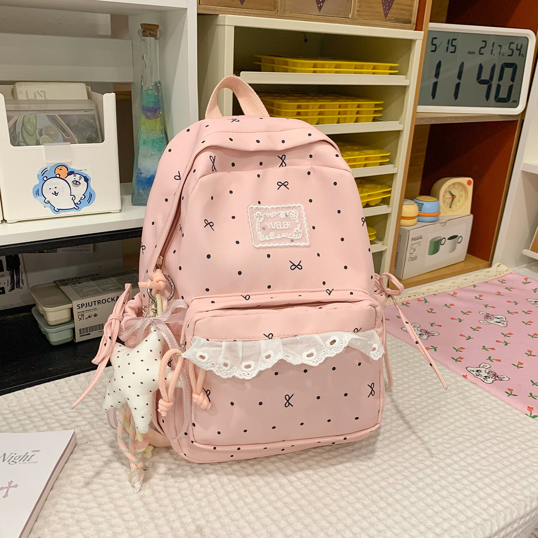 Adorable Polka Dot Backpack Stornfield