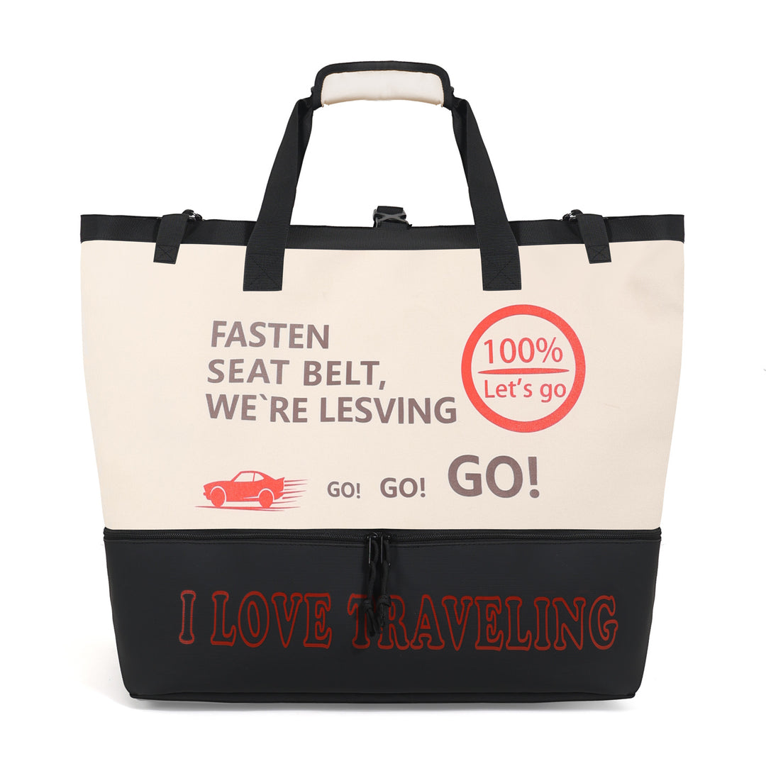 Travel Duffel Bag with Inspirational Quotes