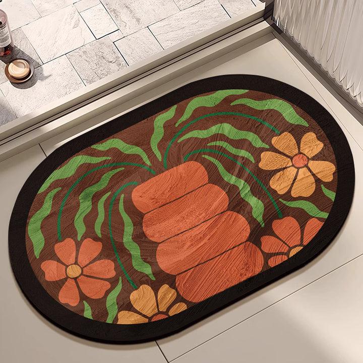 Floral Print Area Rug Stornfield