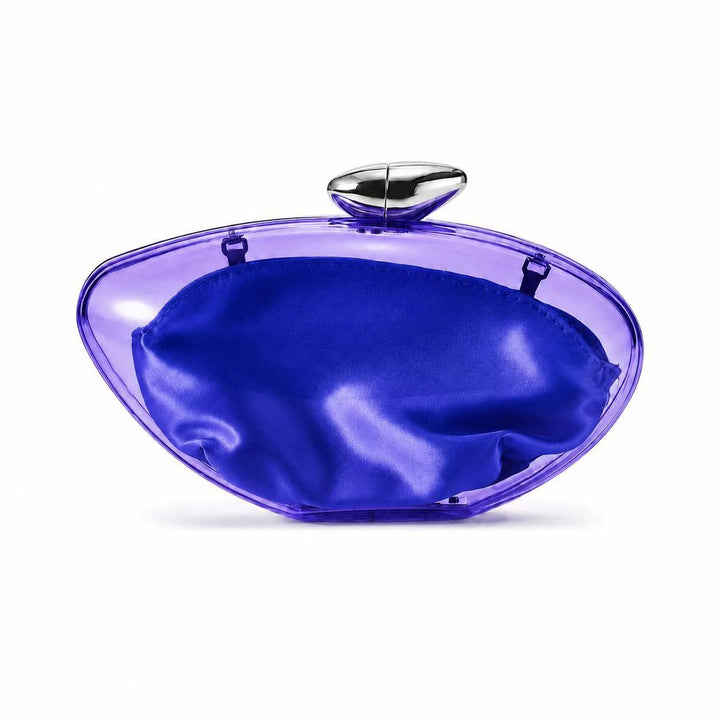 Sculpted Acrylic Evening Clutch