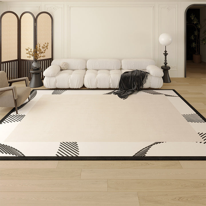 Contemporary Piano Key Design Area Rug