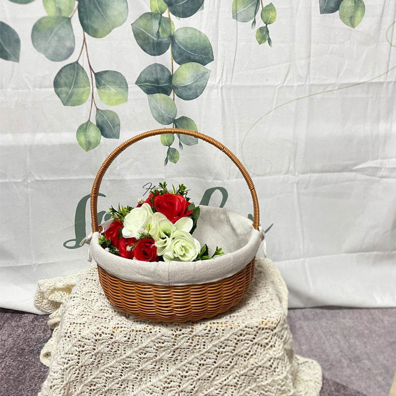 Women’s basket with fabric lining Stornfield