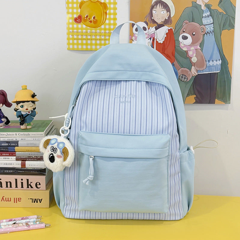 Casual Stripe Patterned Backpack Stornfield