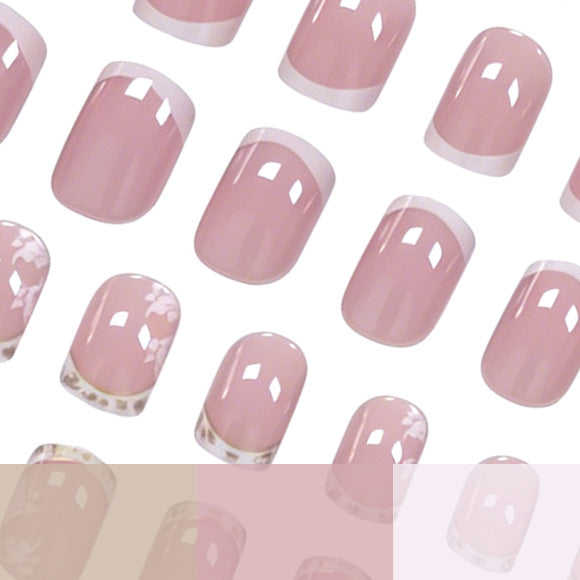 Elegant Floral Acrylic Nail Enhancements Stornfield 1789915777
