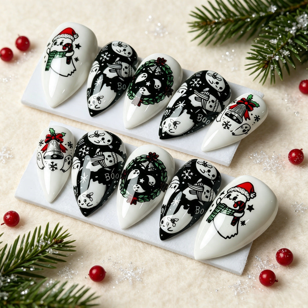 Artificial nails with Christmas design Stornfield