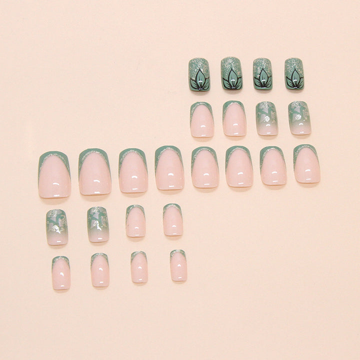 Decorative Floral Nail Art Extensions Stornfield