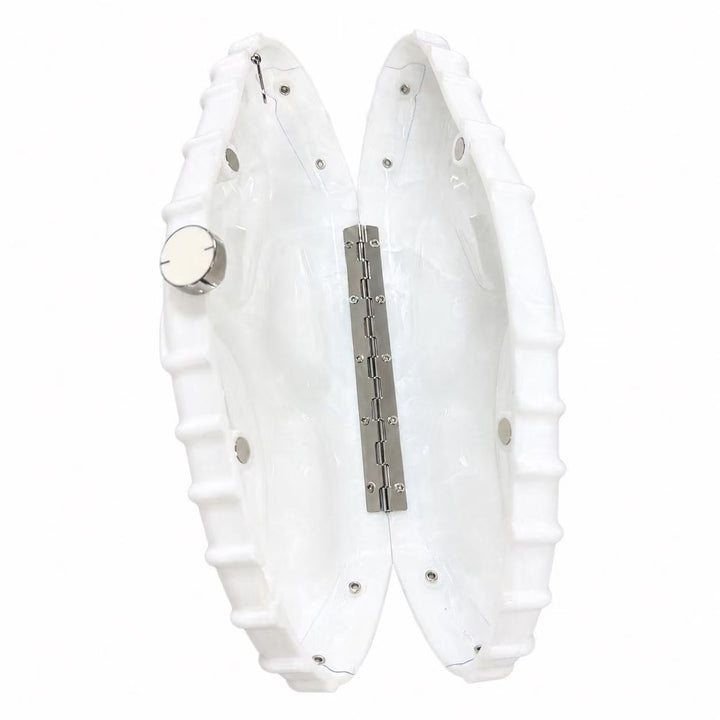 Sculpted Shell-Inspired Evening Clutch