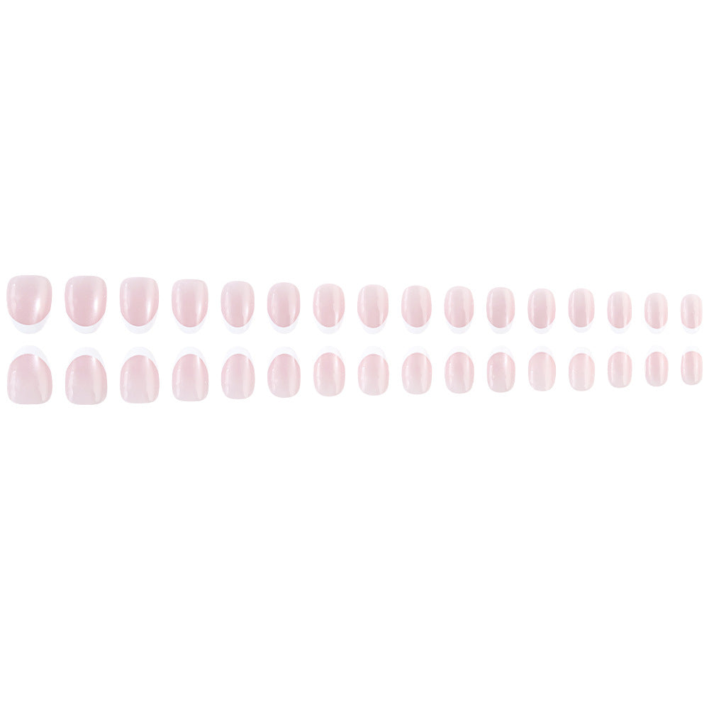 Elegant French Tip Press-On Nails Stornfield 1787542595