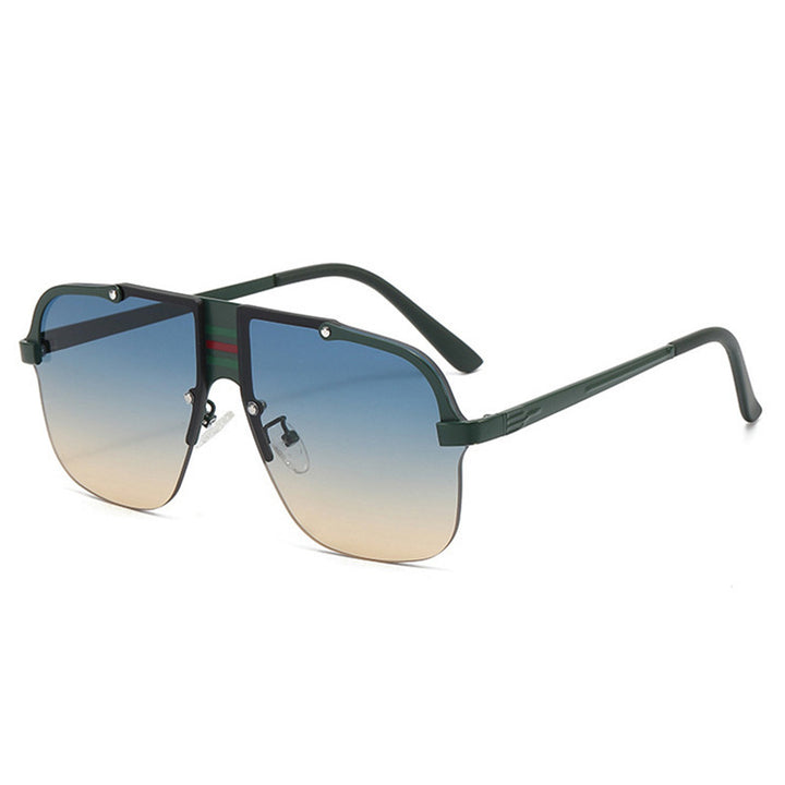 Women's Oversized Sunglasses with unique gradient lenses and striking metal frame Stornfield