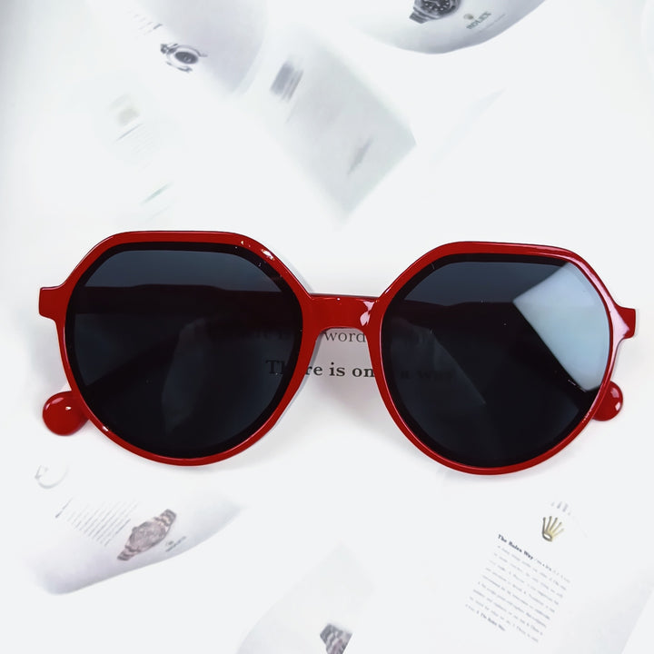 Women’s Geometric Sunglasses with Extravagant Accent Stornfield