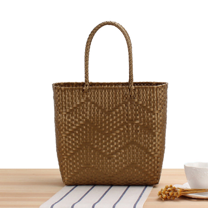 Braided shopping bag with structured design Stornfield
