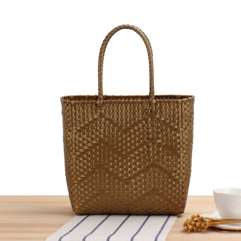Handbag Made of High-Strength Braided Material with Elegant Wave Structure Stornfield