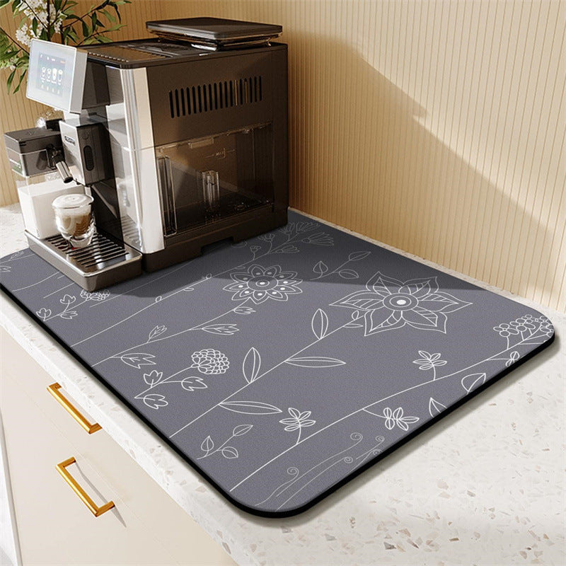 Coffee Theme Kitchen Mat