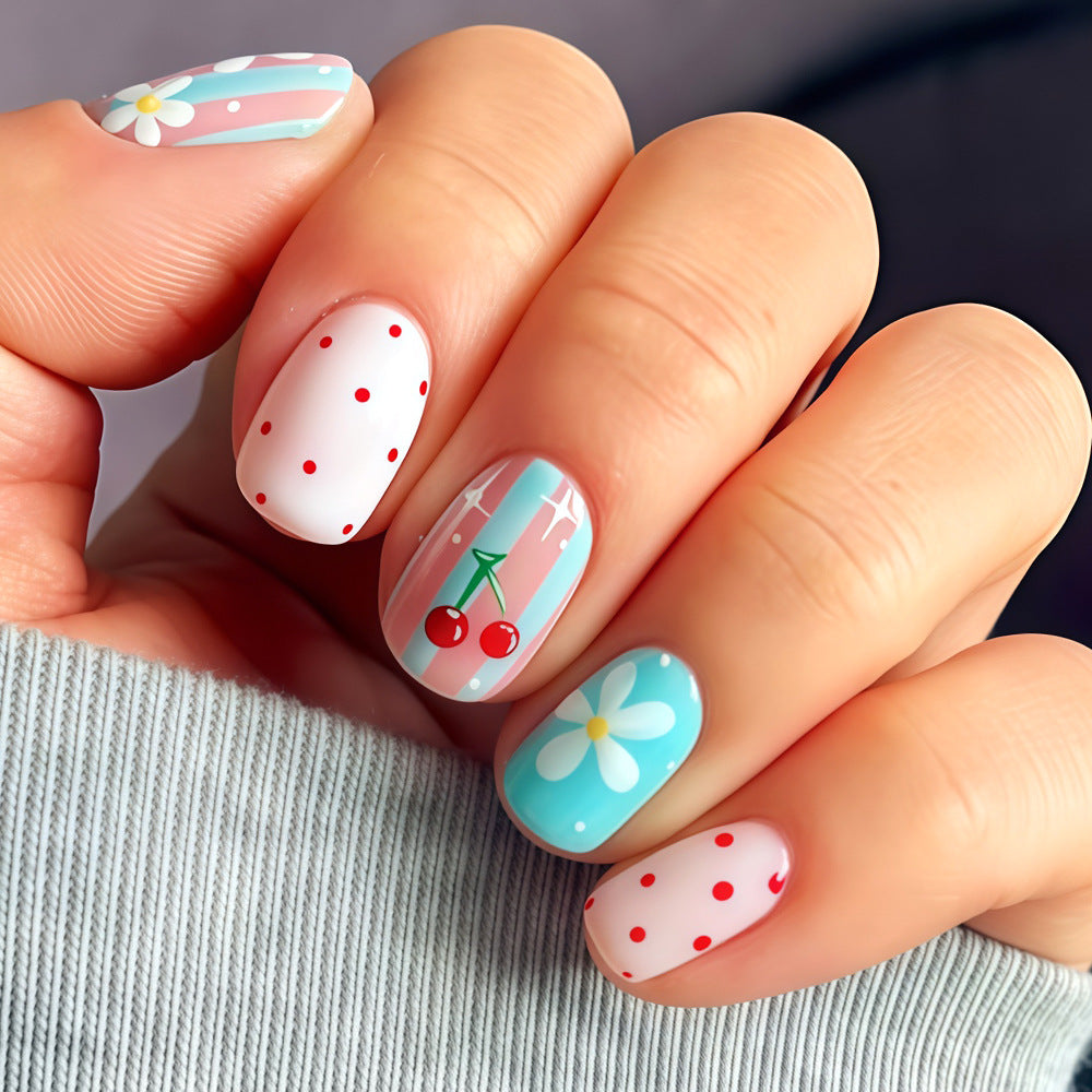 Creative Floral Themed Nail Art Set Stornfield