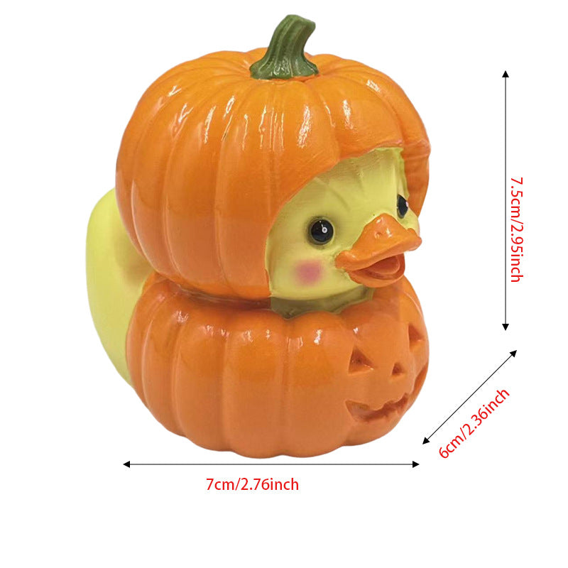 Decorative rubber duck with berry cocktail bowl Stornfield