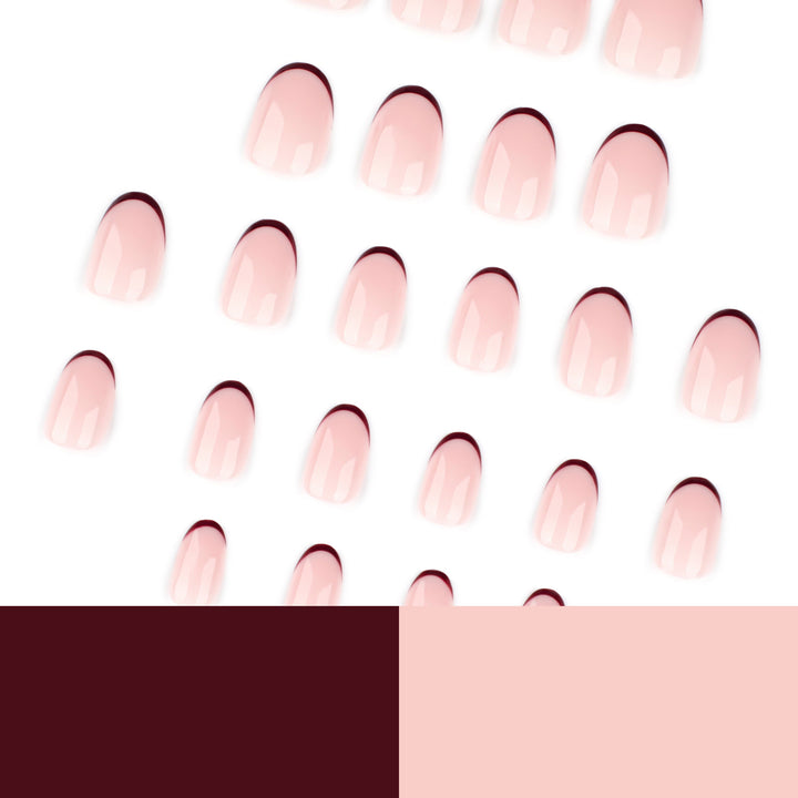 Elegant Nail Art with Gradient and Glossy Finish Stornfield