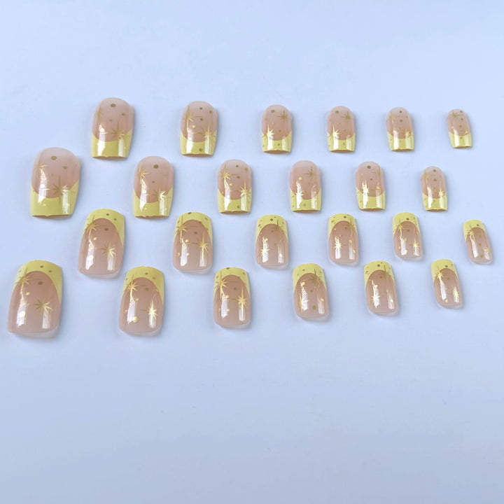 Glittery Star Accent Nail Art Set
