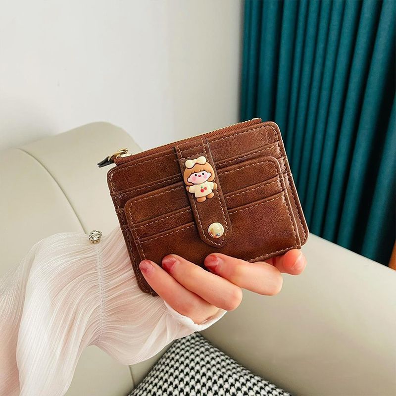 Charming Cartoon Character Card Holder