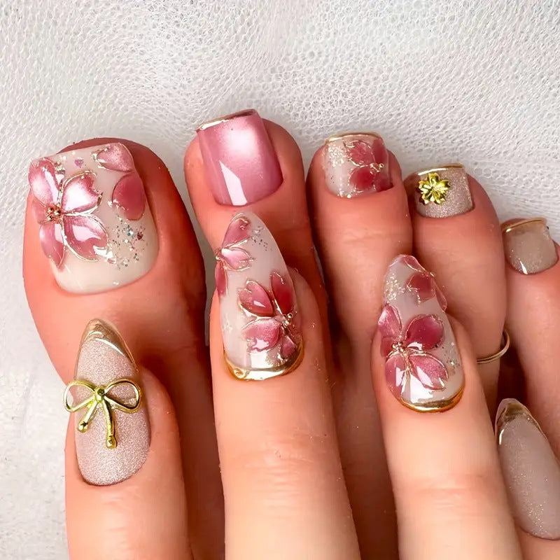 Floral Artistry Nail Set Stornfield