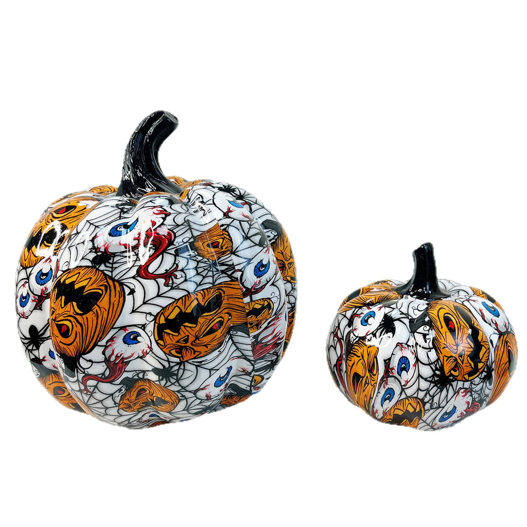 Artistic Halloween Pumpkin Figurine Stornfield