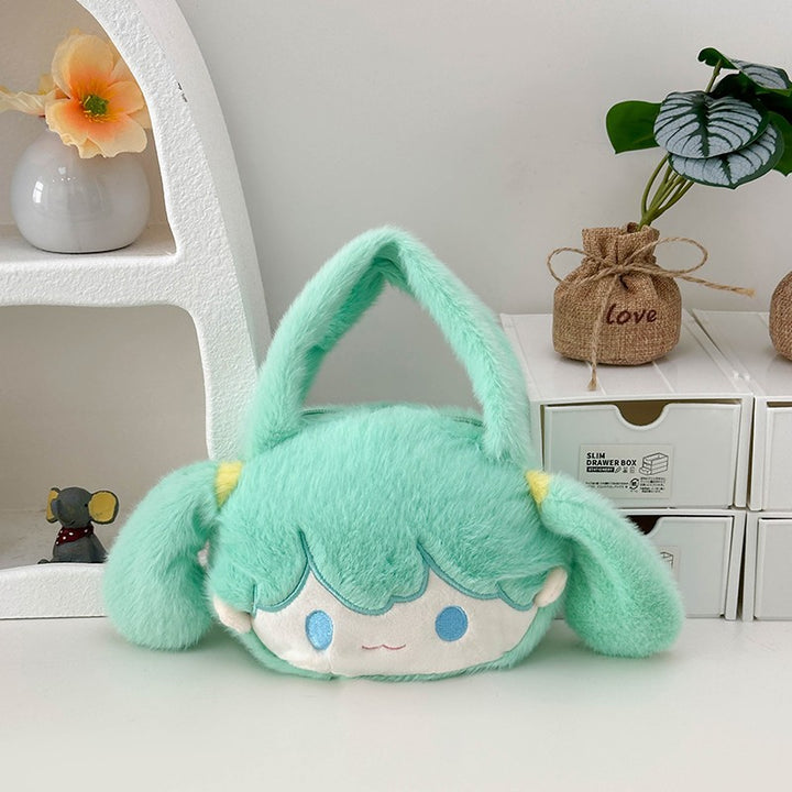 Playful plush handbag with ears and character design Stornfield