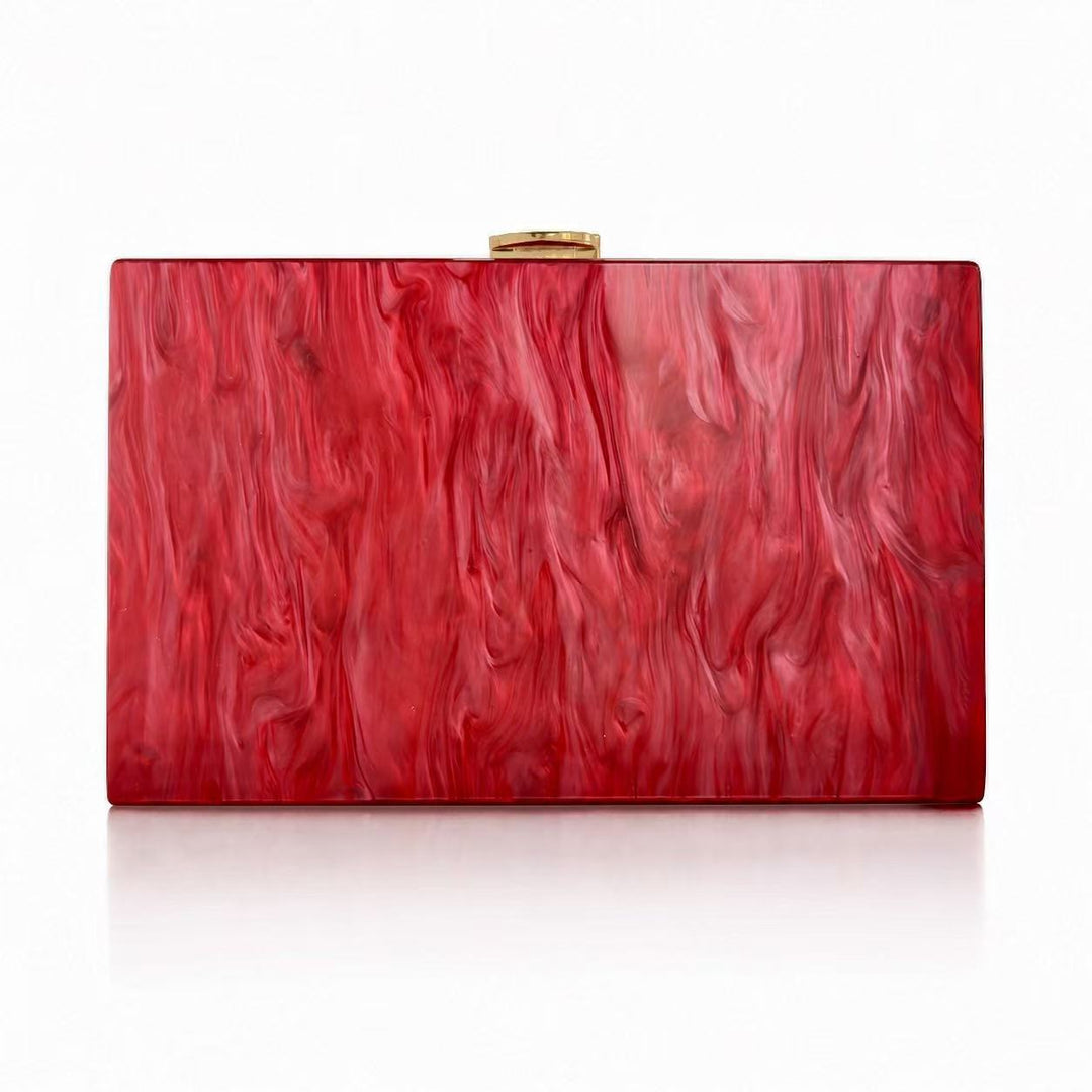 Artistic Acrylic Evening Clutch
