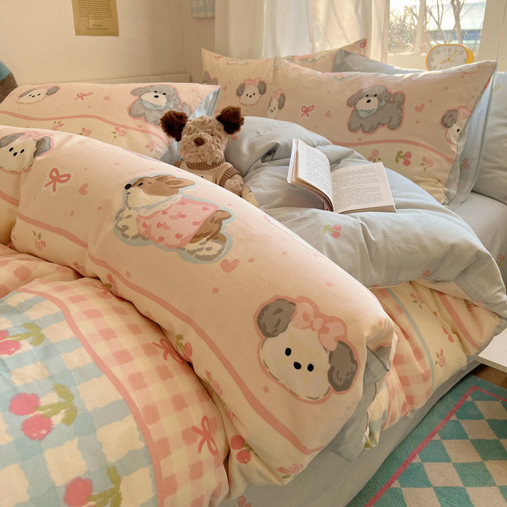 Cartoon-Themed Cozy Comforter Set