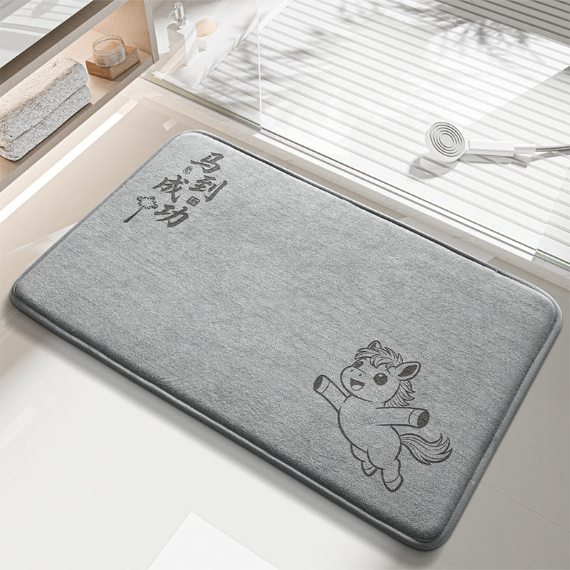 Cute Animal-Themed Bath Mat
