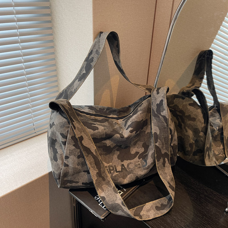 Versatile Camo Print Duffle Bag Stornfield