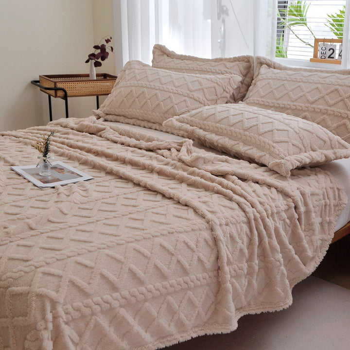 Textured Decorative Throw Blanket Stornfield