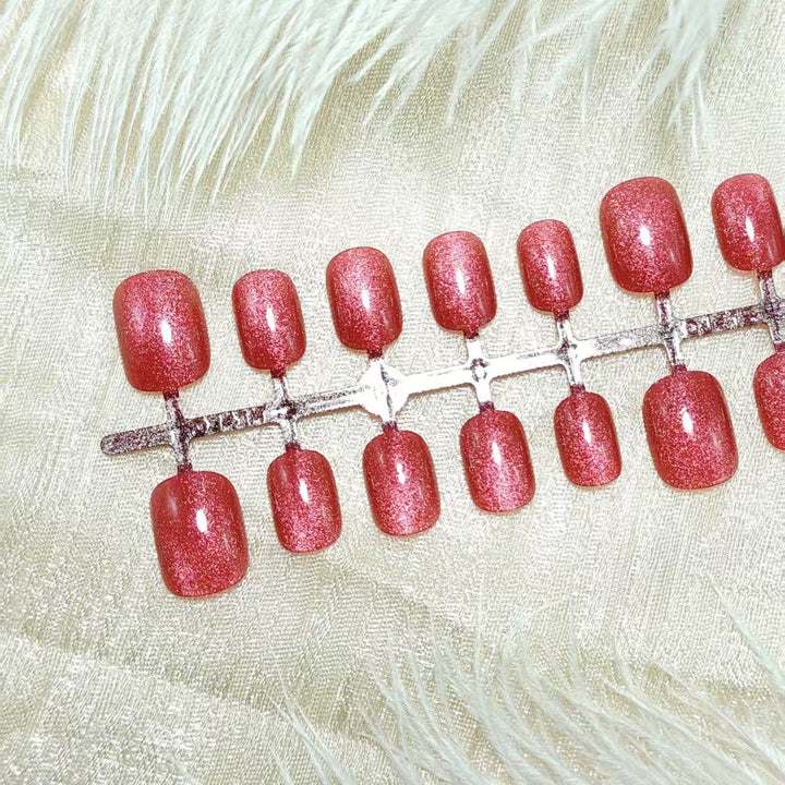 Glittering artificial nails with high gloss effect Stornfield
