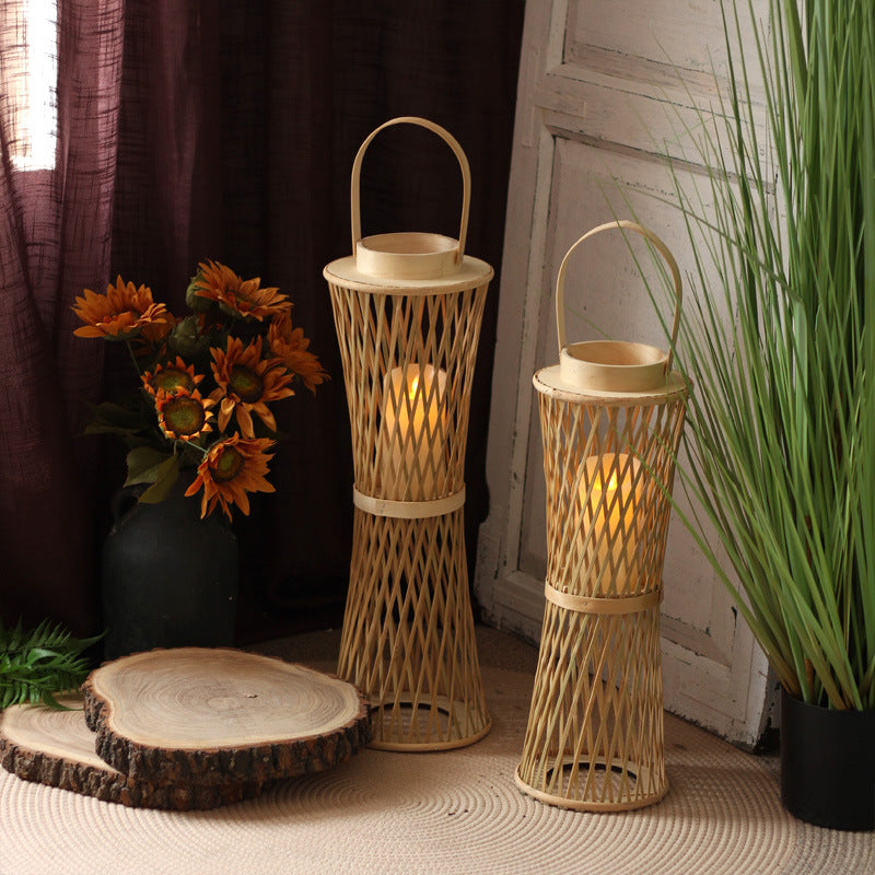 Elegant Lantern made of Rattan Stornfield