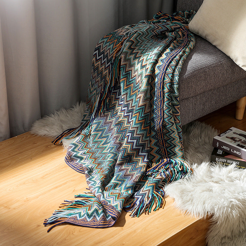 Cozy Knit Throw Blanket