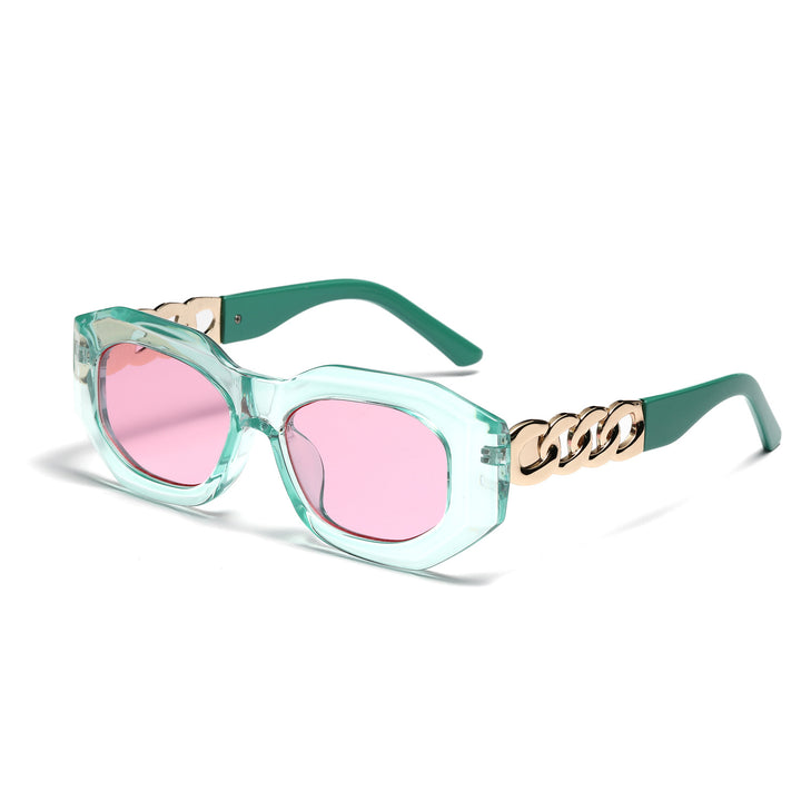 Ladies fashionable sunglasses with luxurious chain frame Stornfield