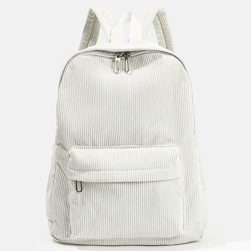 Textured Corduroy Backpack
