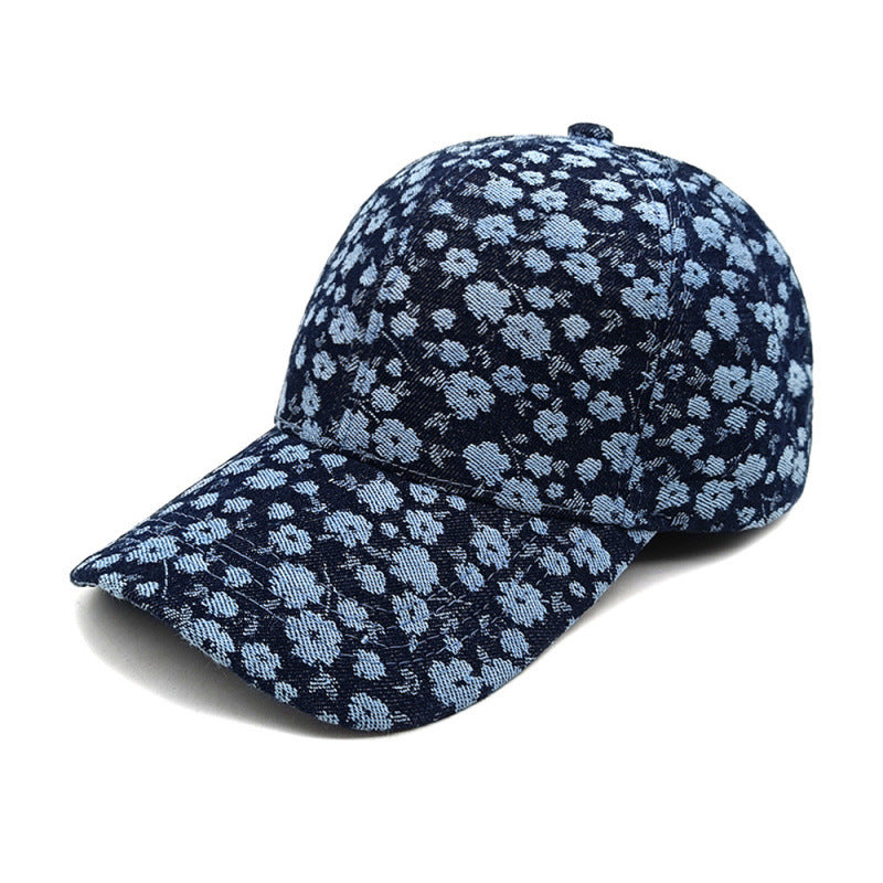 Women's Floral Textured Cotton Baseball Cap Stornfield