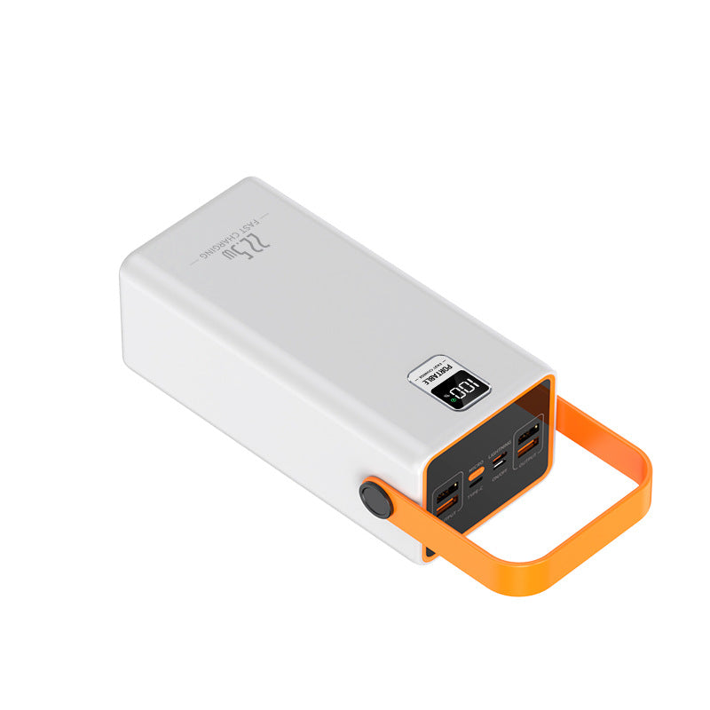 Portable power bank with innovative handling and digital charge level display Stornfield