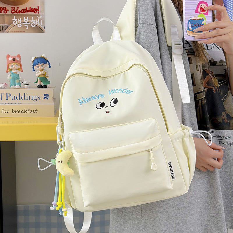 Playful Illustrated Character Backpack Stornfield