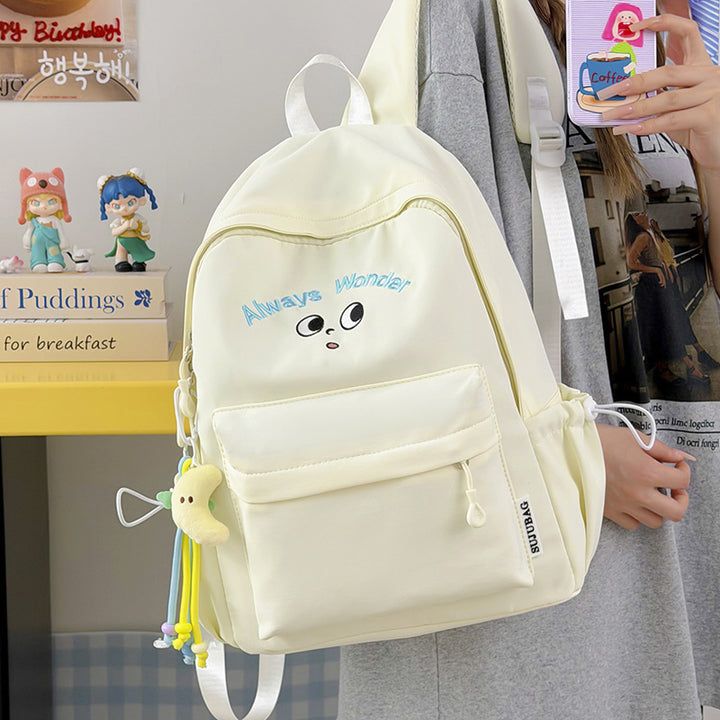 Playful Illustrated Character Backpack Stornfield
