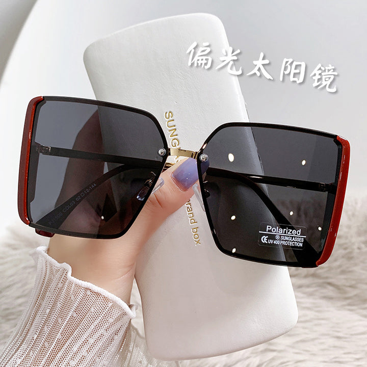 Women's oversized square sunglasses with polarized lenses Stornfield