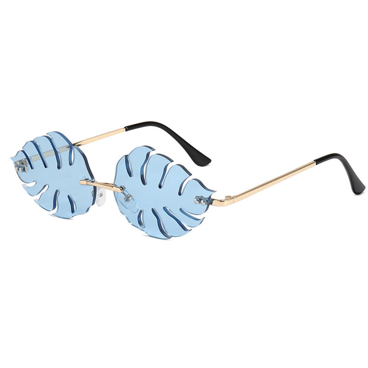 Ladies fashionable sunglasses with striking leaf design Stornfield