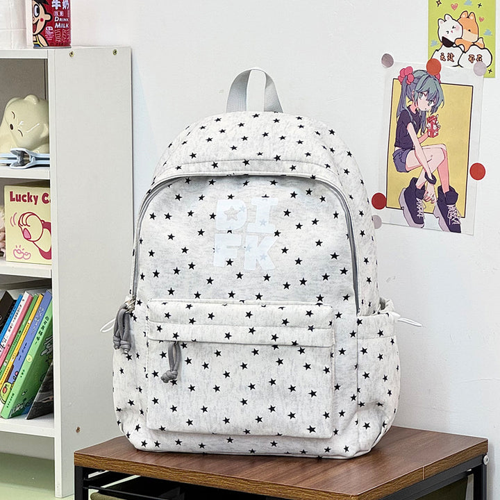 Star Print Casual Backpack Stornfield
