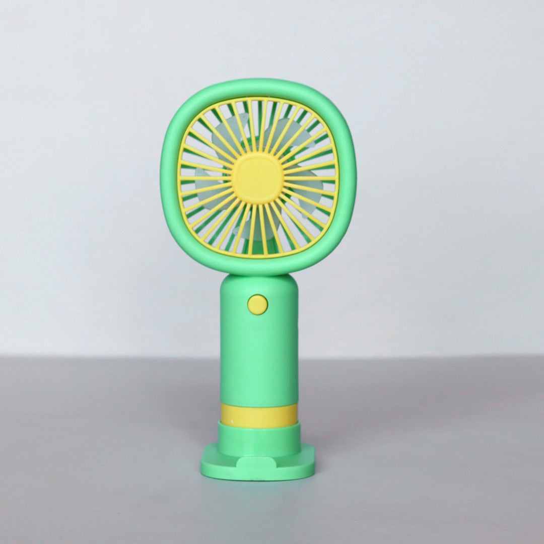 Unisex Handheld Fan with ergonomic design and practical stand function Stornfield