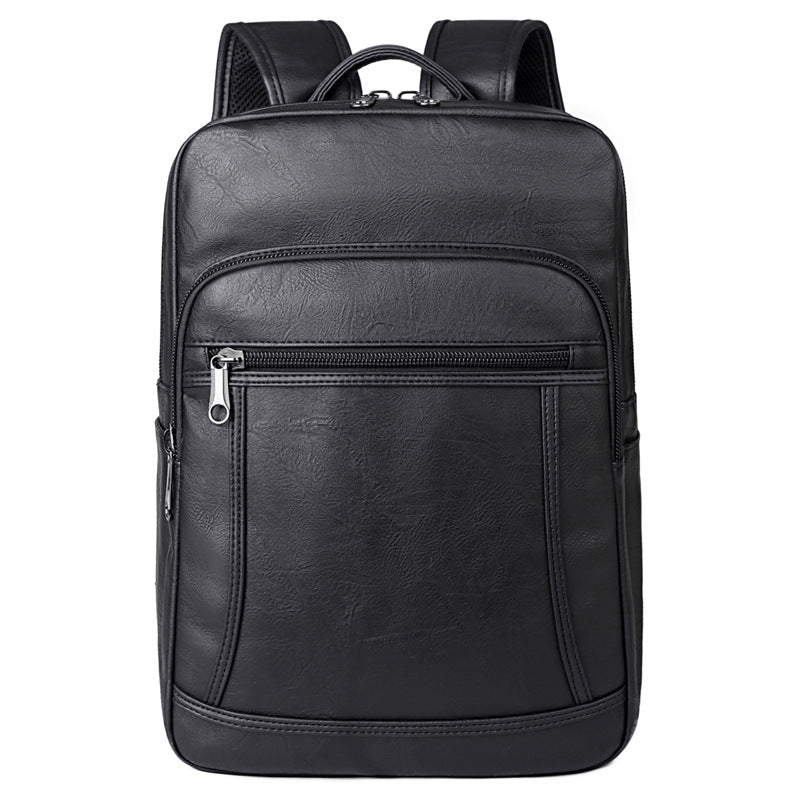 Elegant Backpack Made of Faux Leather with Multiple Compartments Stornfield