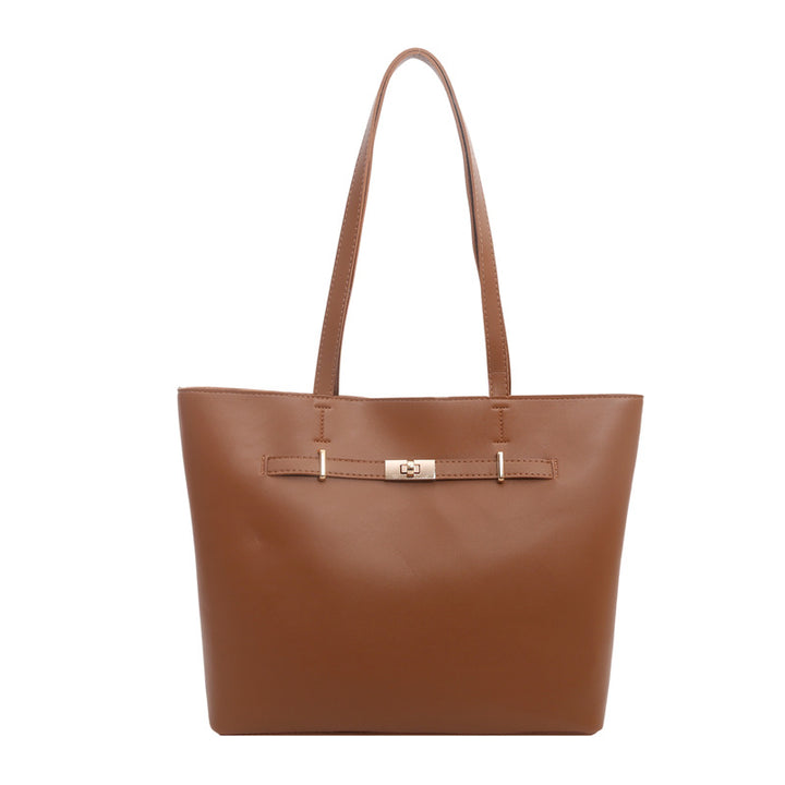 Minimalist Leather Tote Bag