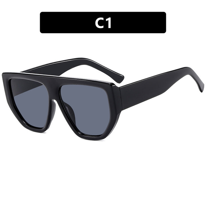 Women's fashionable oversized sunglasses with innovative Stornfield frame